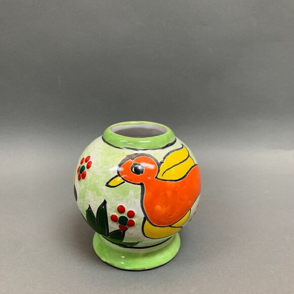 Ruth Mexico Short Vase Rabbit Bird Multicolor - Picture 4 of 6